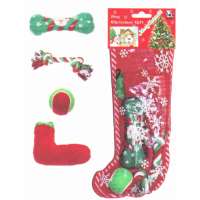 New Design Custom Christmas Dog Toy Stocking Training Pet Toys Dog