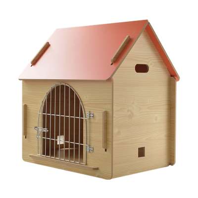 Wooden pet cage house dog kennel house cat house indoor outdoor