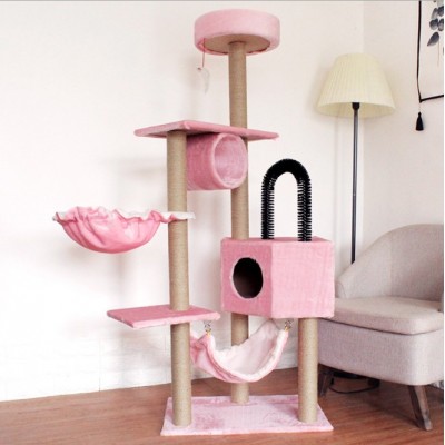 luxury cat climbing scratching tree cat tree house